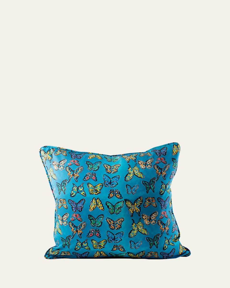 Butterfly Cotton Pillow